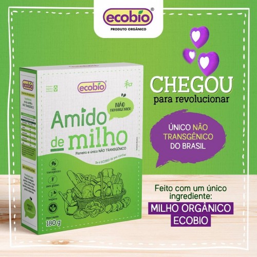 Amido de Milho “Ecobio” Não Transgênico – 180 gs – Equilíbrio Orgânicos